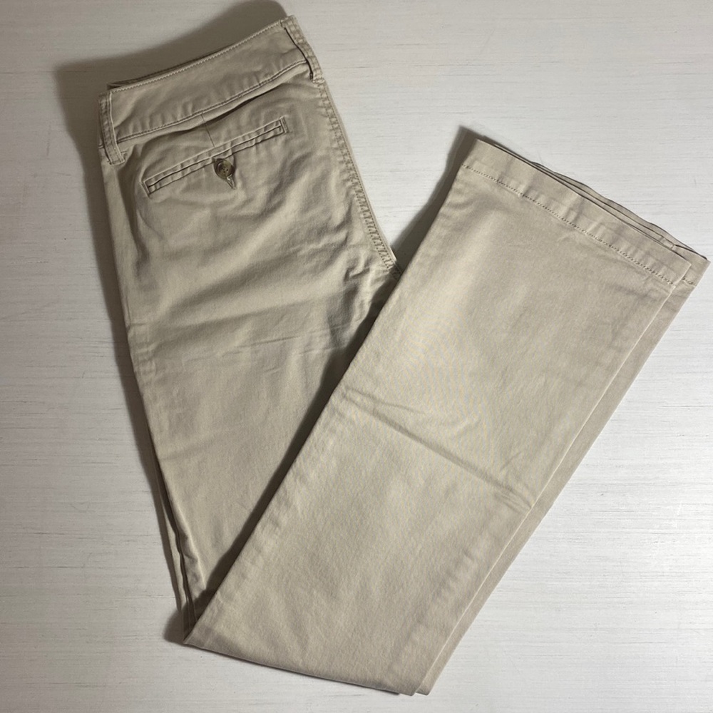 American Eagle Boot Cut Khakis, 4 long